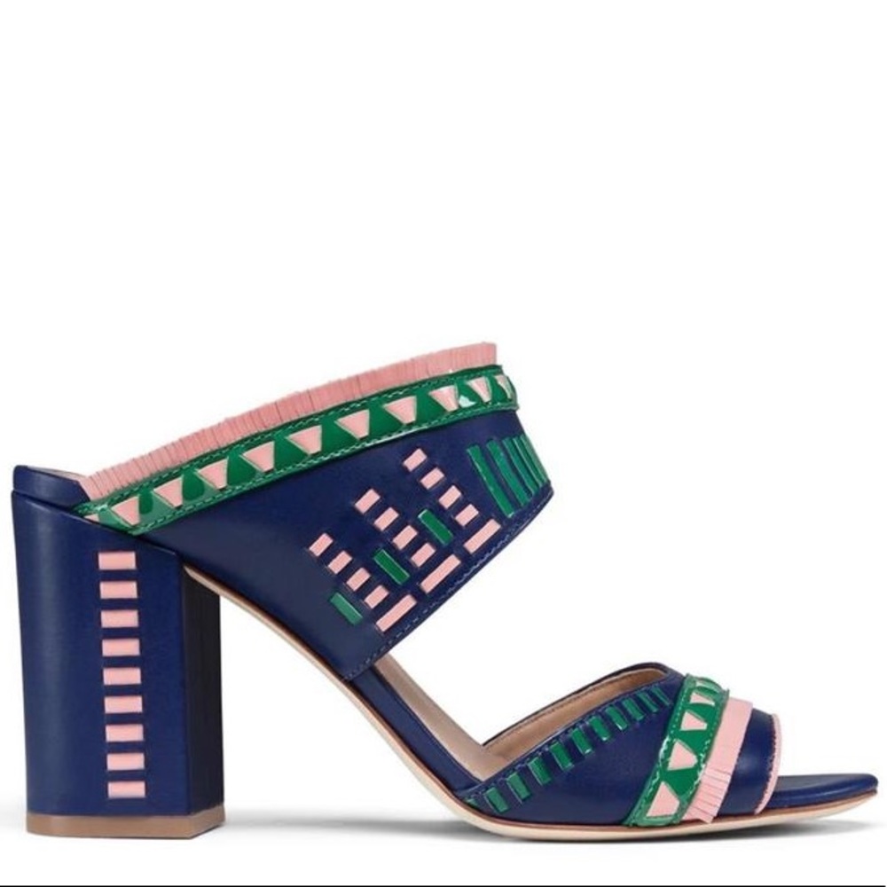 NWT Tory Burch Topanga Navy Sandals, Size 8.5
